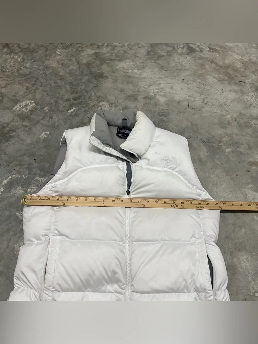 The North Face Nuptse 2 Puffer Vest 700 Fill Goose Down White Women’s Size Large